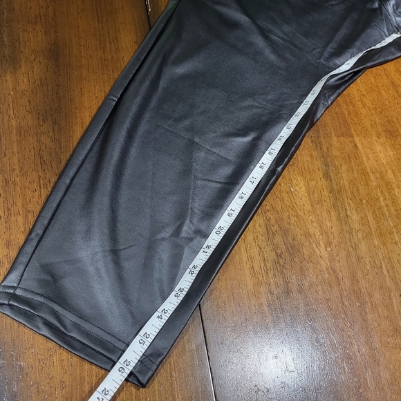 NWT Lane Bryant Women's Faux Leather Super-Slim Fit Black Size 24 Short - Picture 9 of 11